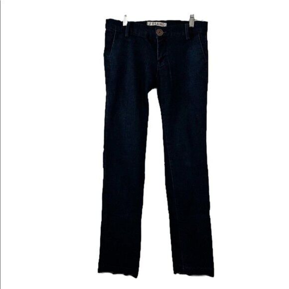 J Brand Jeans Y2K Dark Wash Straight Leg Low Rise Size 27 Cut #714 - Picture 1 of 13